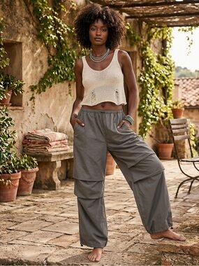 Divided Gray Cargo Pants